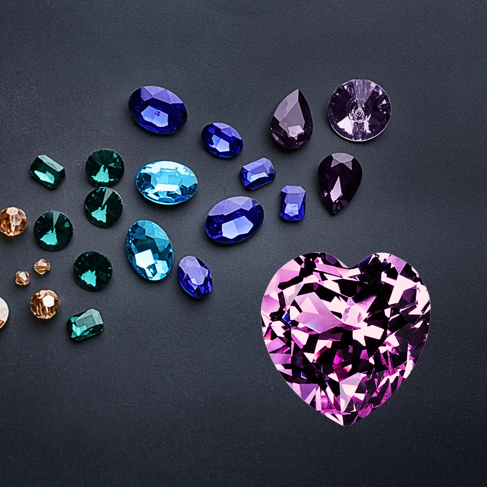 Zaffiro Rosa Lab Grown Taglio Cuore