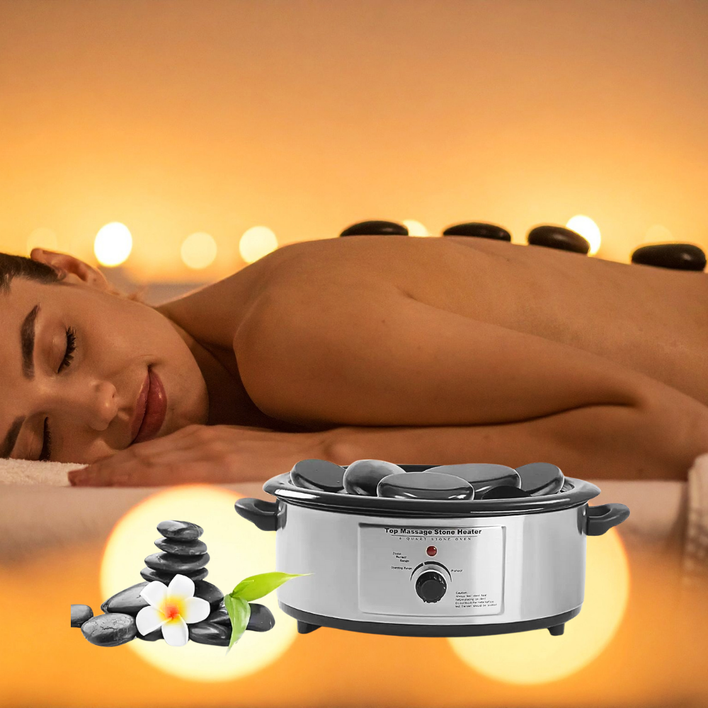 Set 20 Pietre Laviche per Massaggio caldo/freddo