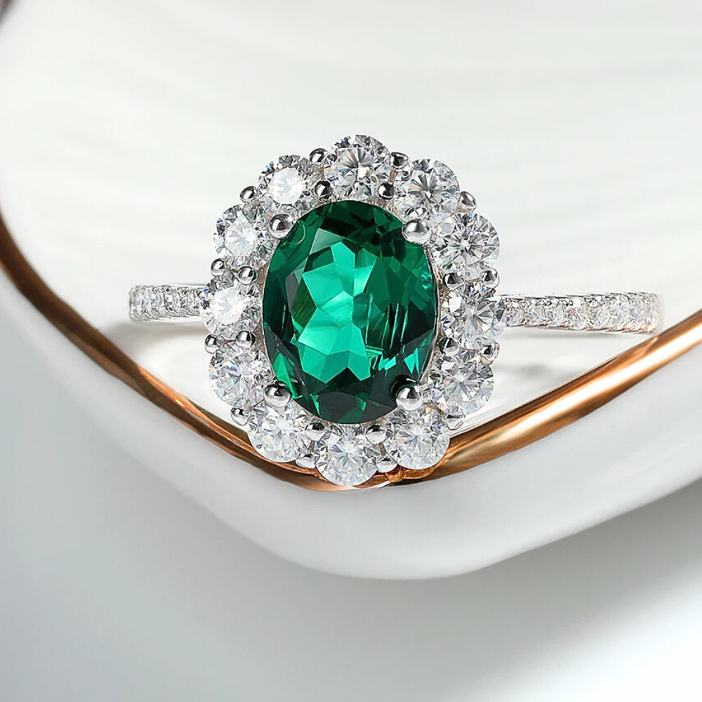 Mini Collezione di Anelli con Gemme Premium e Moissaniti D Color