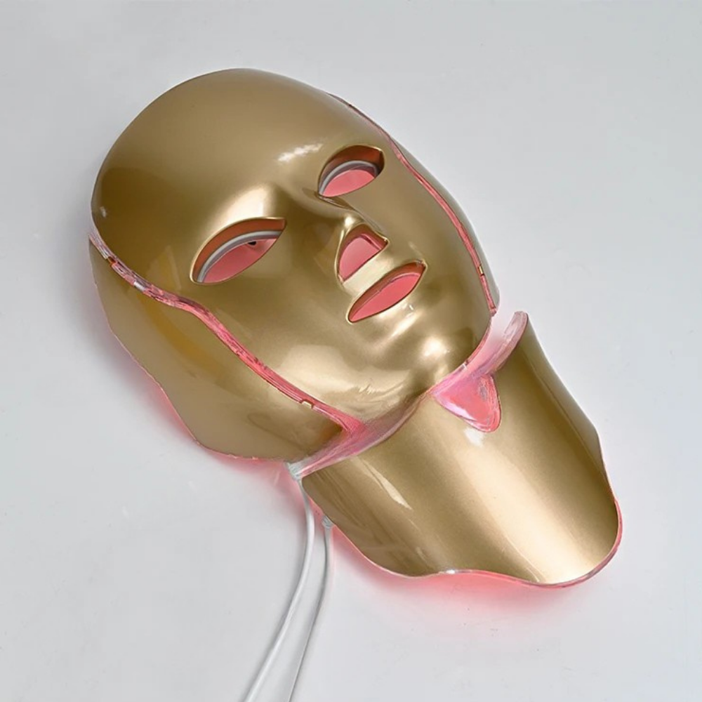 Maschera per Fotobiostimolazione a LED Fotonici 7 colori con EMS