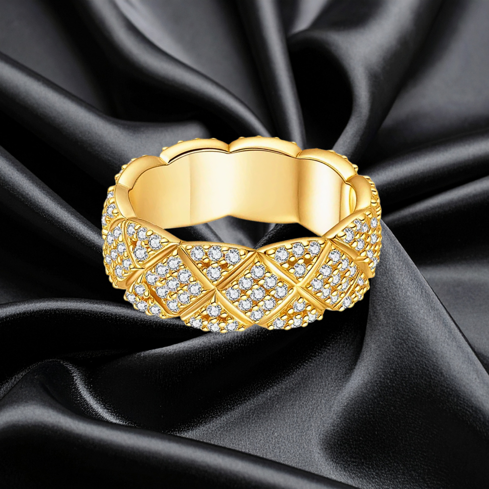 Fascia con Moissaniti D Color per ct 1,53