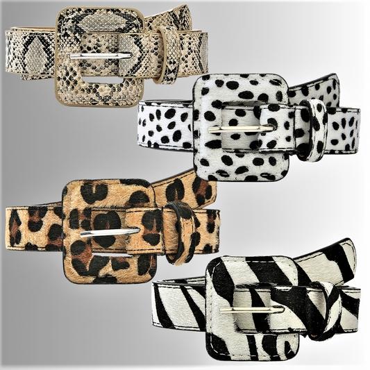 Colección de cinturones únicos y originales de estilo animalier