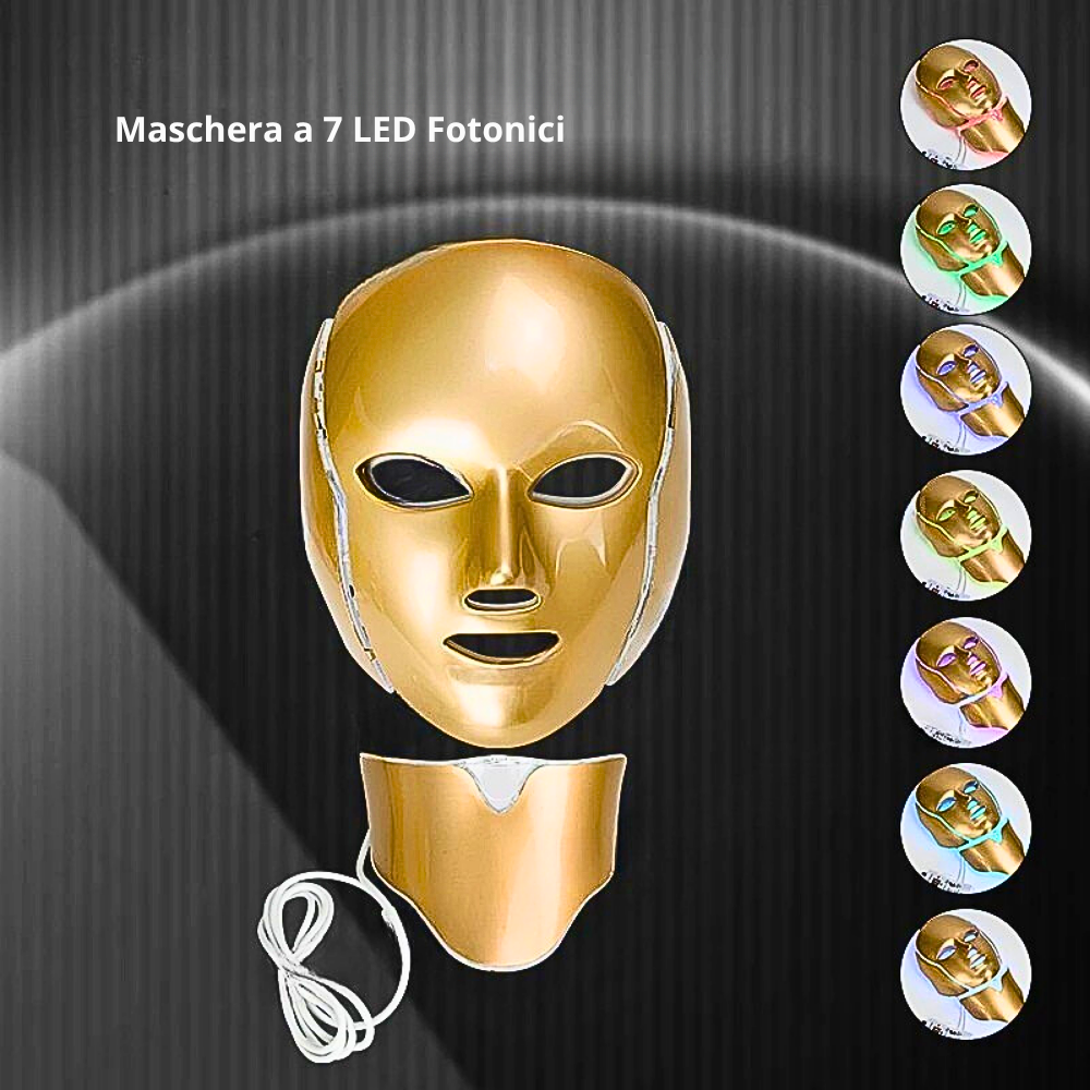 Maschera a 7 colori di LED Fotonici
