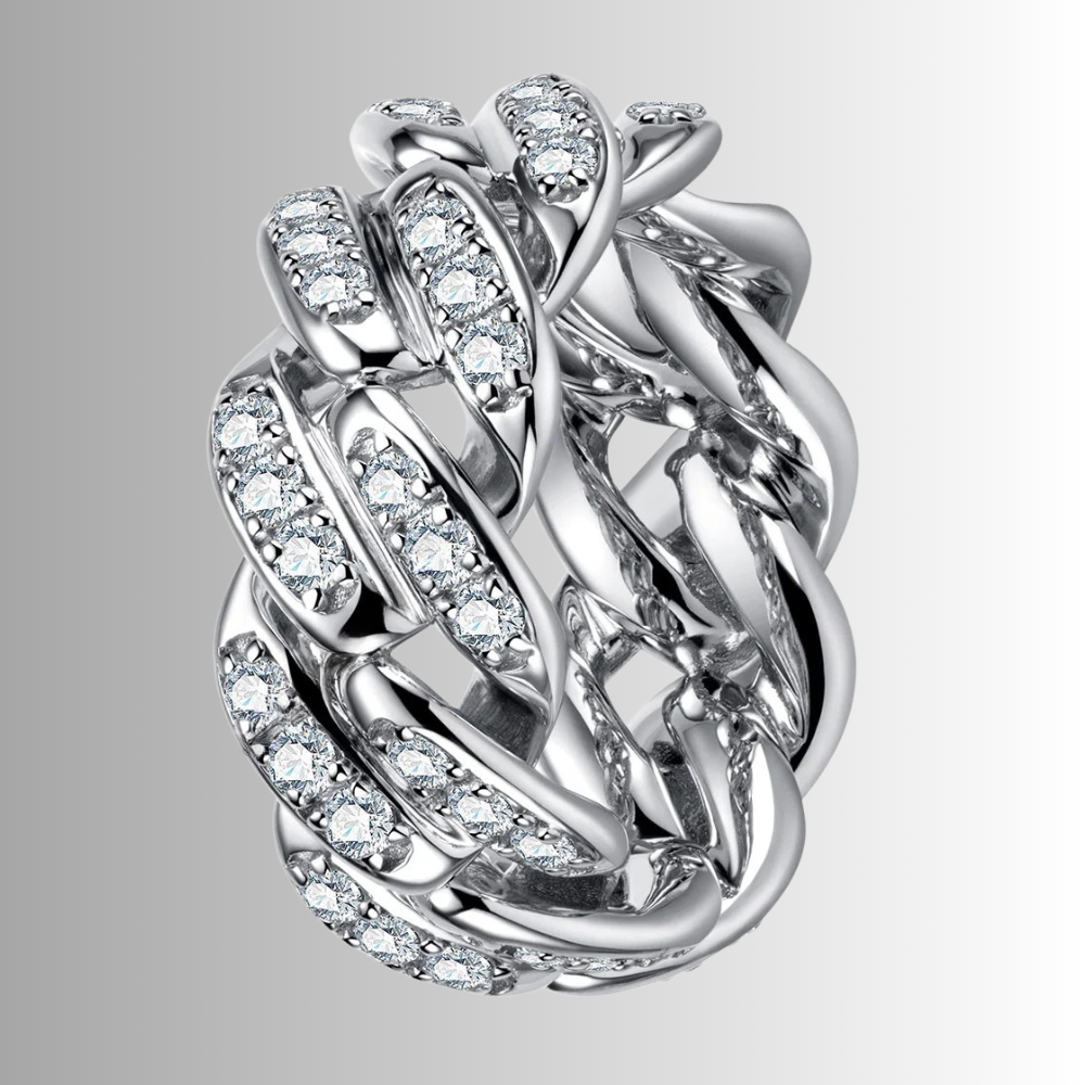 Fascia a Maglie Groumette con Moissaniti