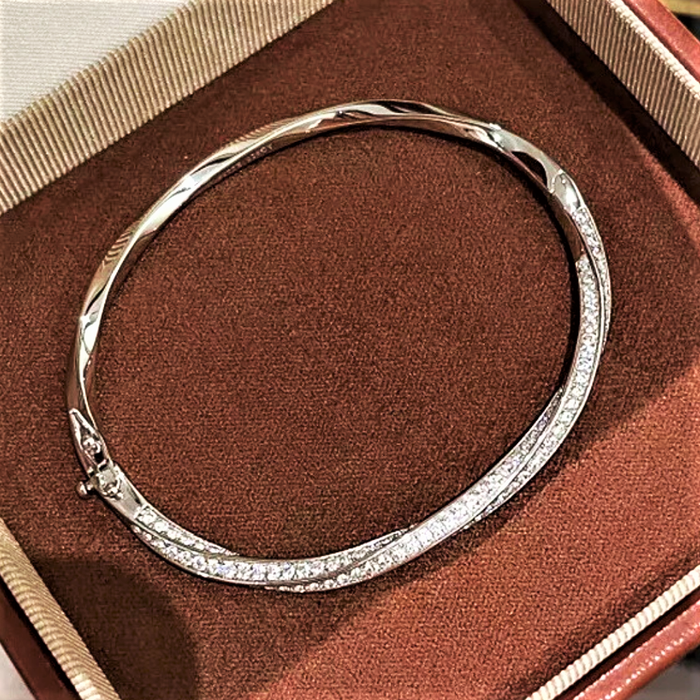 Bracciale a Spirale con Moissaniti