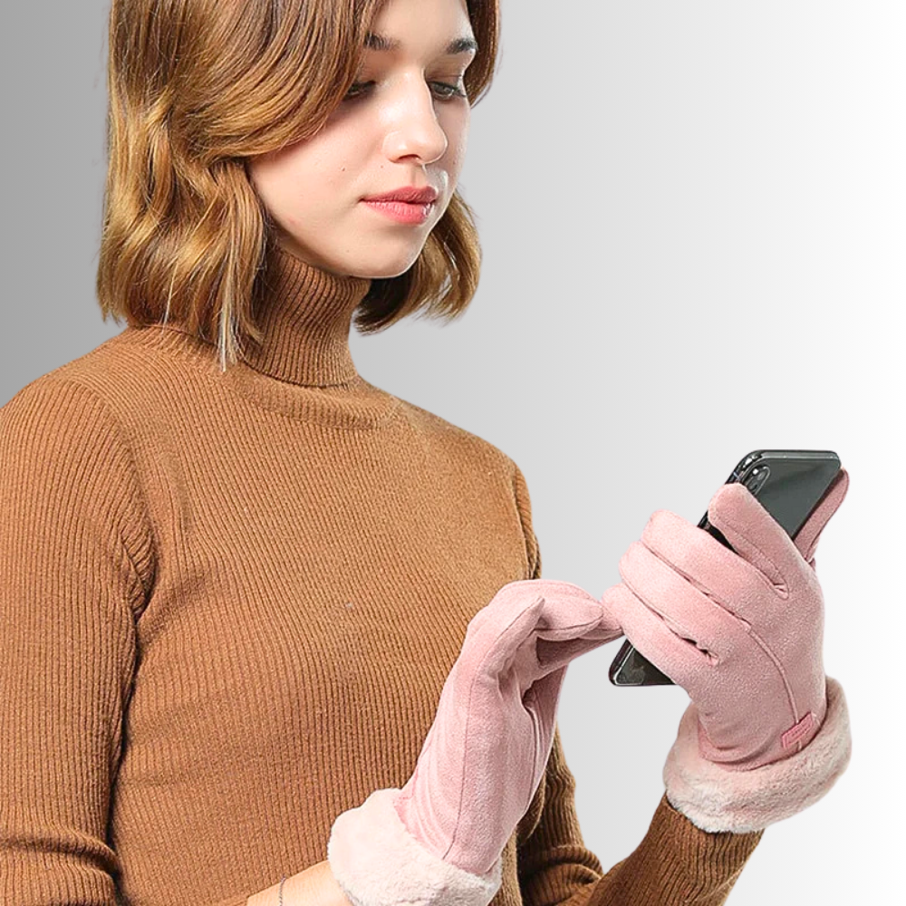 Guanti Scamosciati Touch Screen