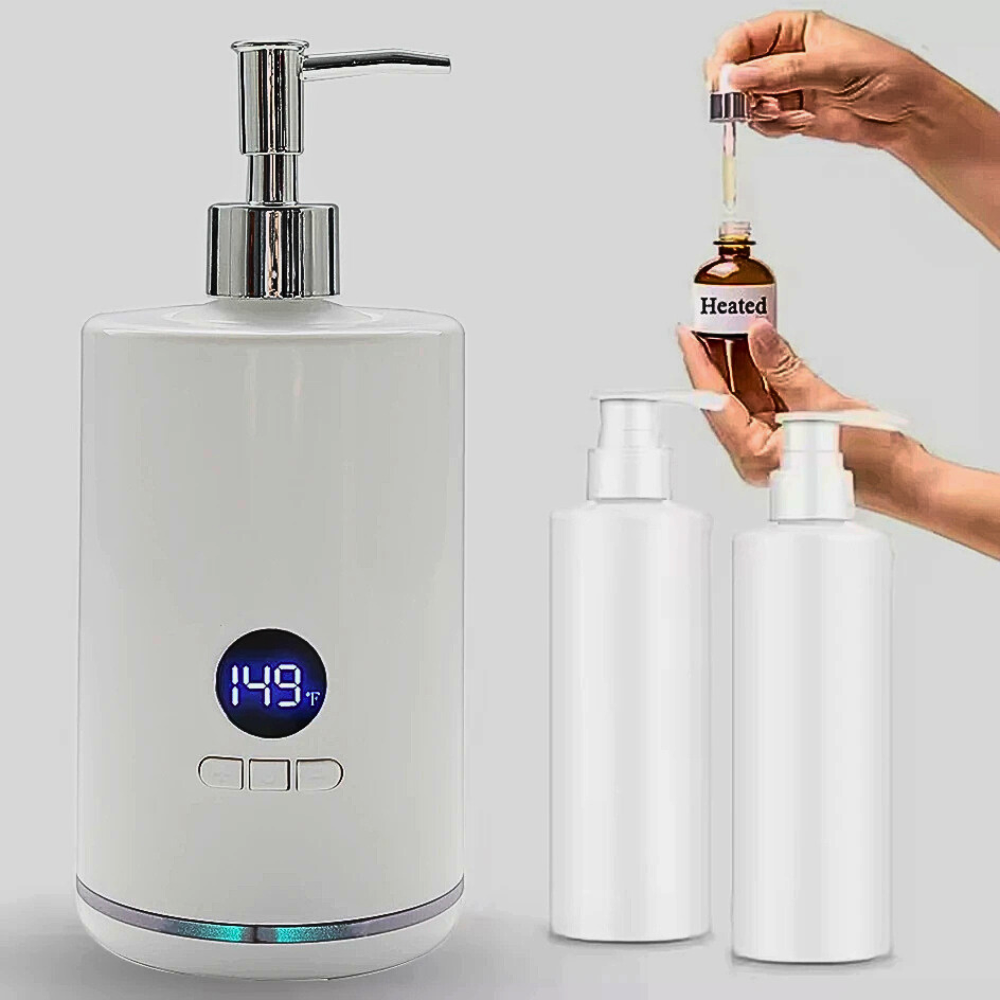 Dispositivo di Riscaldamento per Oli da Massaggio e Principi Attivi