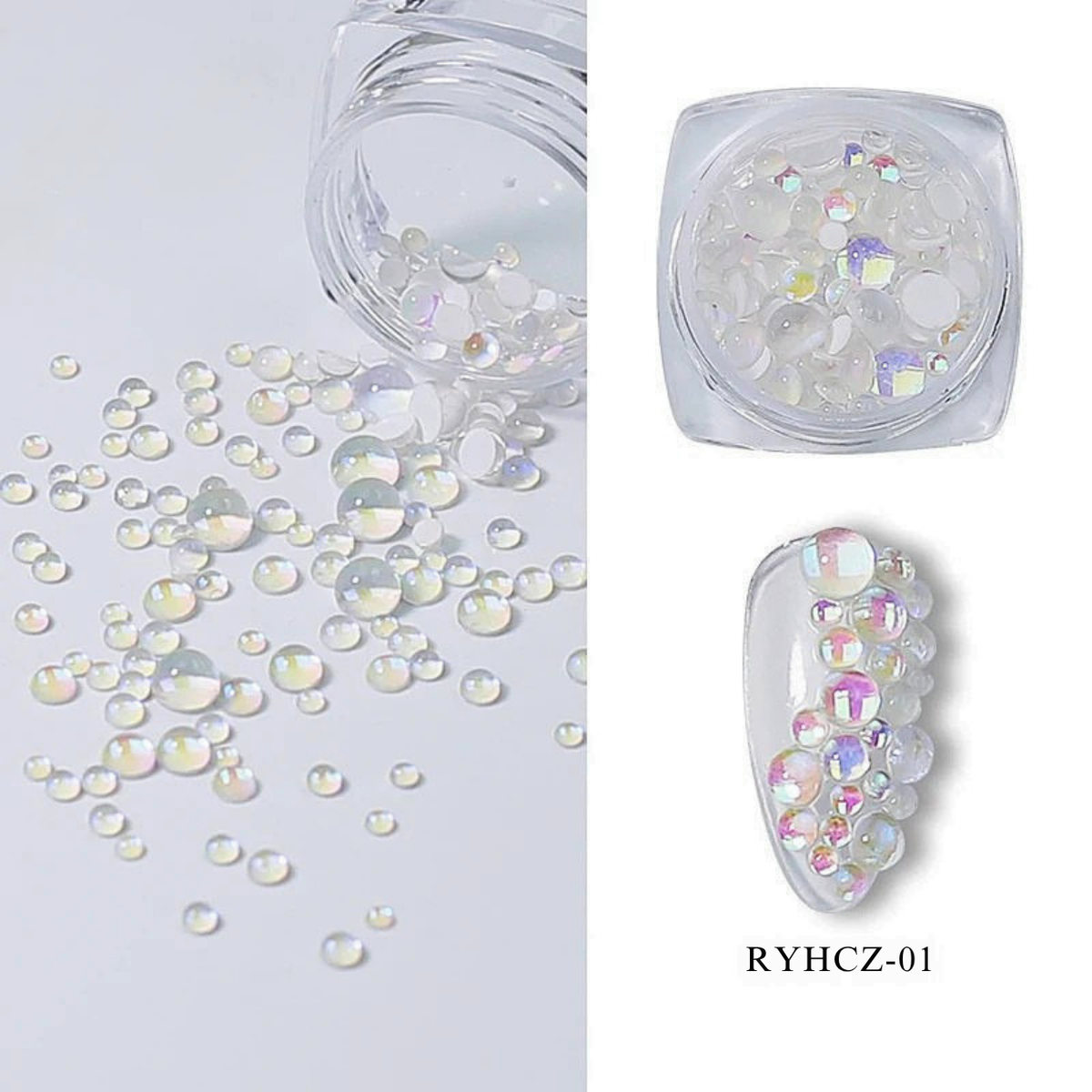 Strass in Resina Acrilica per Nail Art