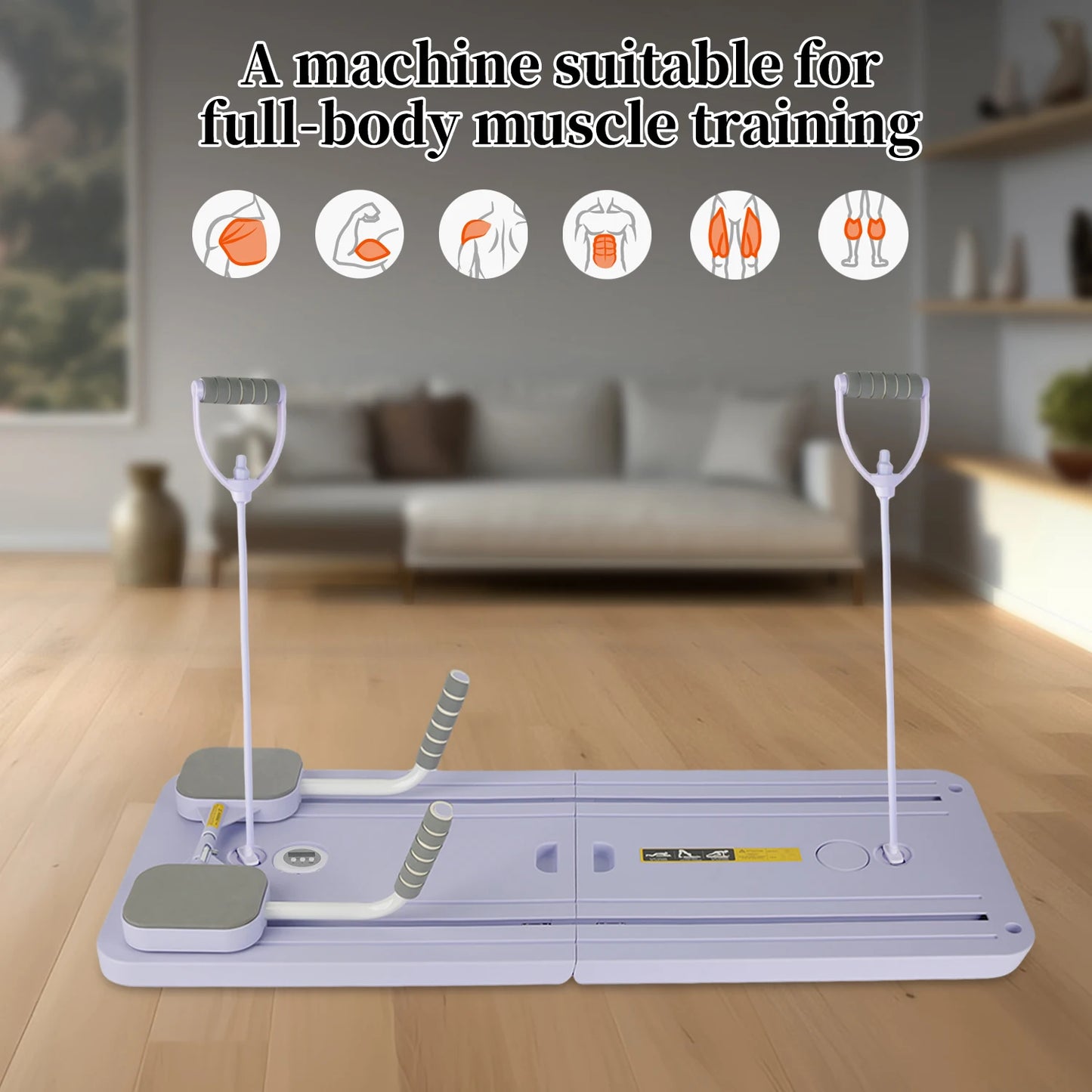 Multifunctional Fitness Board Abdominal Board Foldable Push Up Plate Ab Pilates Board Reformer Fitness Core Workout Equipment