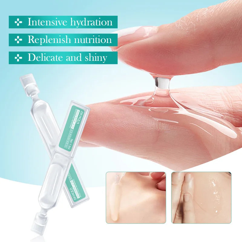 Hyaluronic Acid Hydrating & Repair Vial Serum – Single-Dose Lasting Deep Moisture Skin Barrier Restoring Soothing & Gentle Care