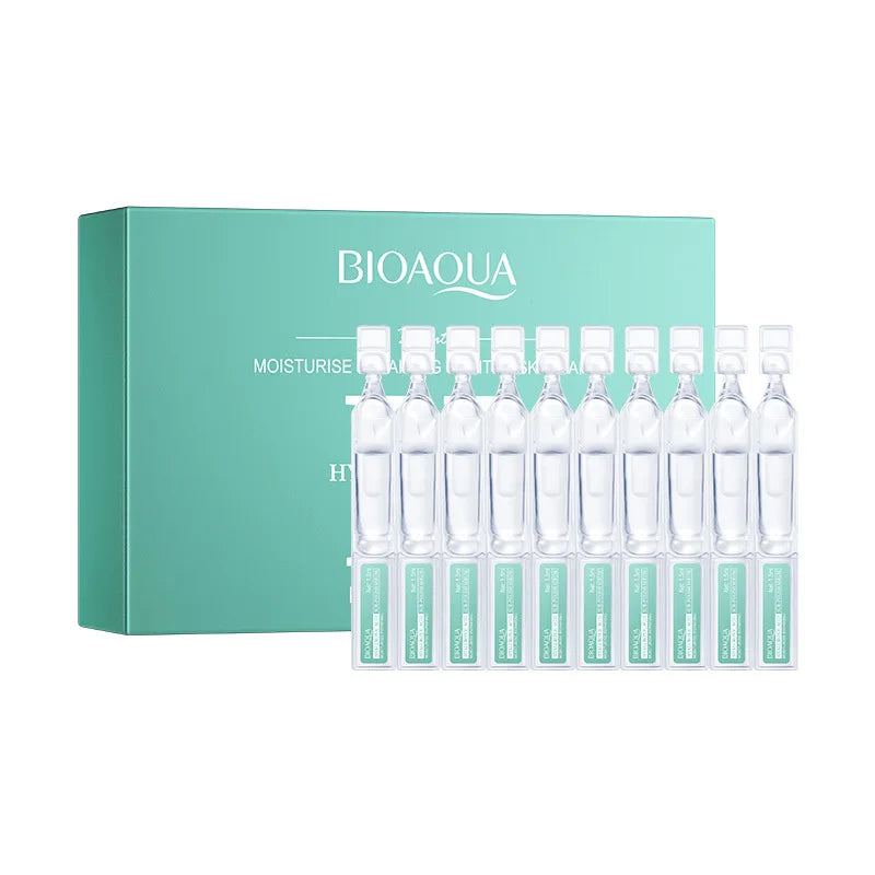 Hyaluronic Acid Hydrating & Repair Vial Serum – Single-Dose Lasting Deep Moisture Skin Barrier Restoring Soothing & Gentle Care