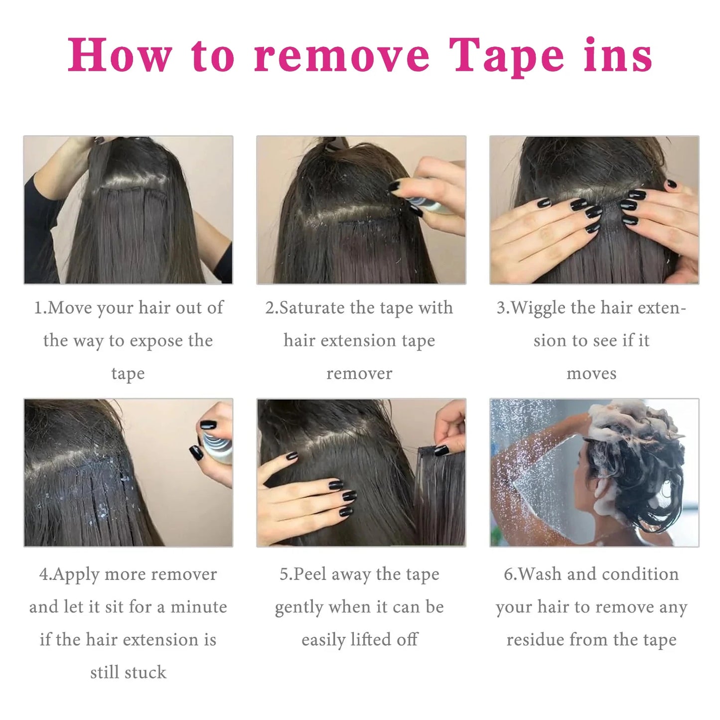 Tape In Hair Extensions Remy Human Hair 20pcs Straight Seamless Skin Weft Tape Hair Extensions Natural Black Hair For Women