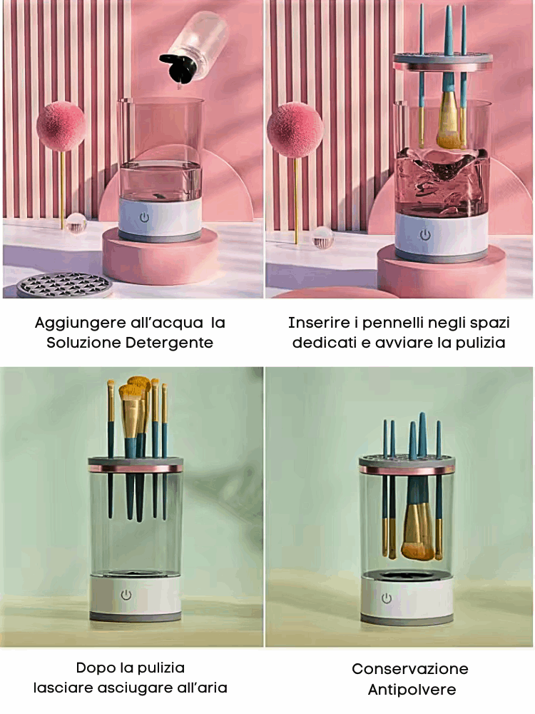 Lavatrice per Pennelli da Make-Up: Pulizia e Cura Professionale