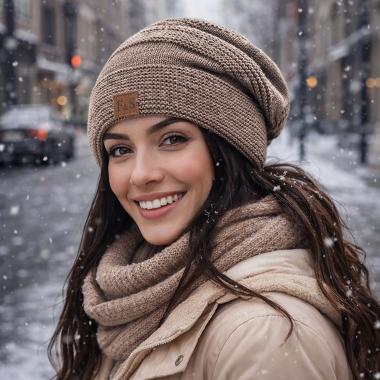 Gorro con forro de piel sintética para vencer al invierno con estilo