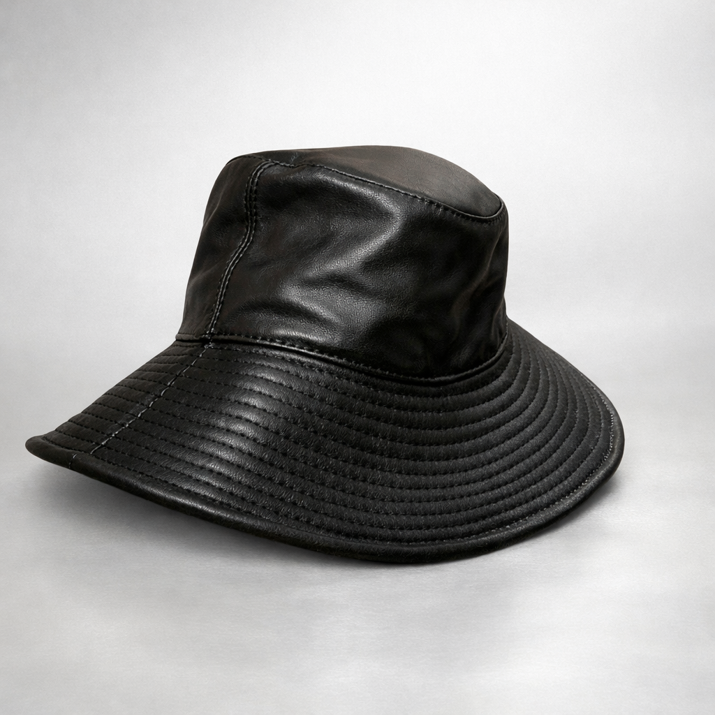 Cappello a Tesa Larga in Pelle d'Agnello