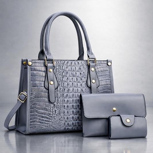 Conjunto de bolso, clutch y cartera Refinamiento atemporal