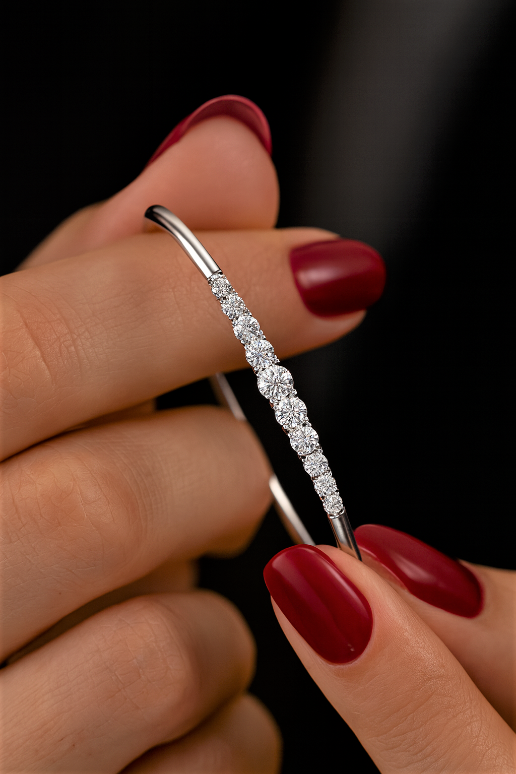 Bracciale Rigido con Moissaniti per ct 3,60