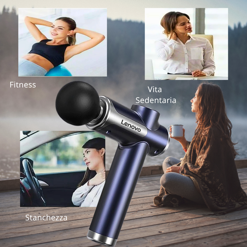 Massaggiatore Professionale con 8 Testine