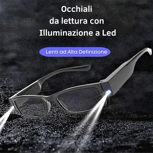 Gafas de lectura LED Leer de noche nunca ha sido tan fácil