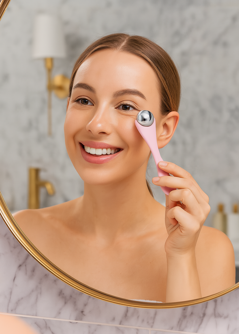 Rullo per Massaggio Perioculare 2 in 1