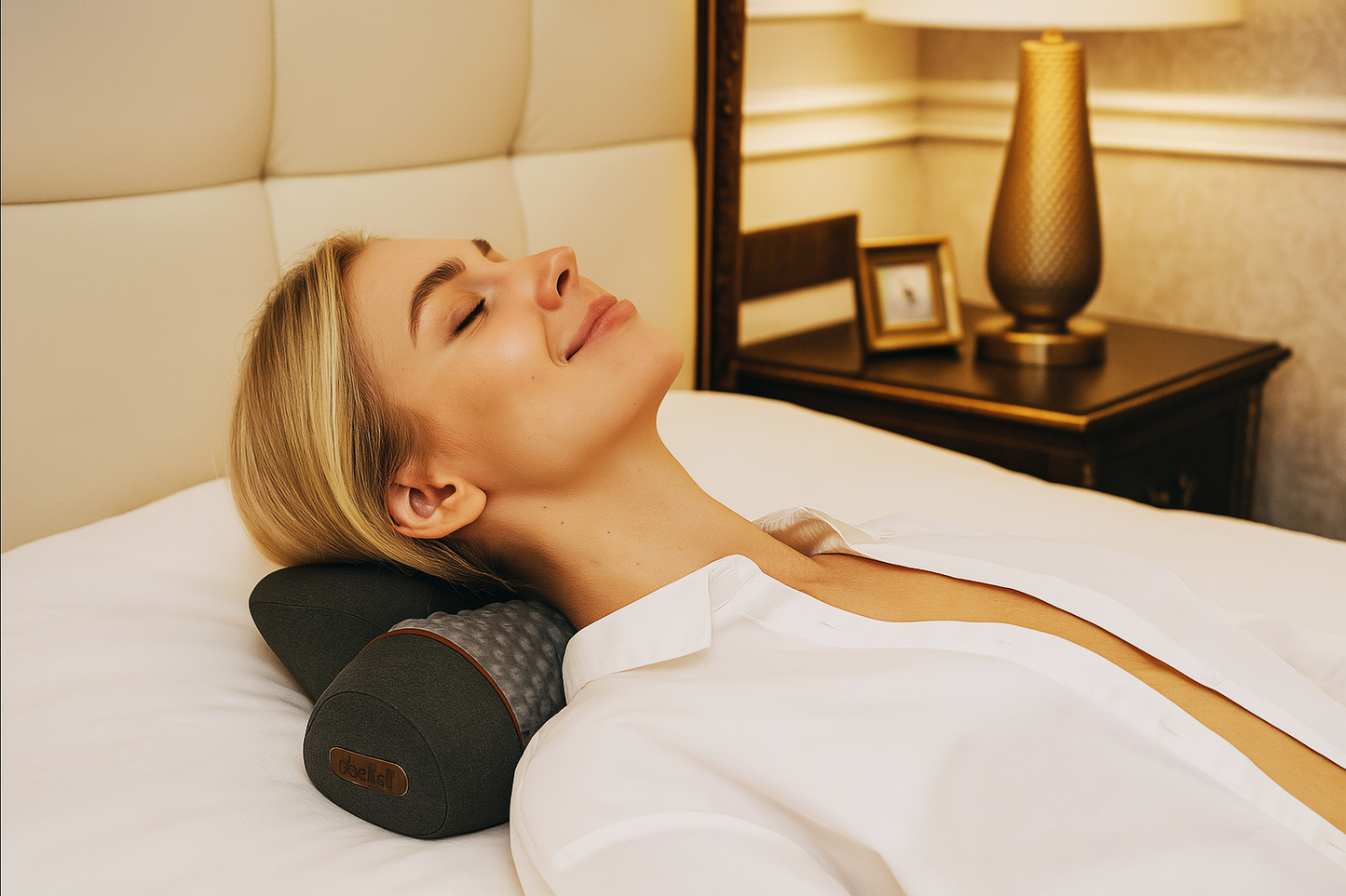 Cuscino Ortopedico Massaggiante per Dolori Cervicali