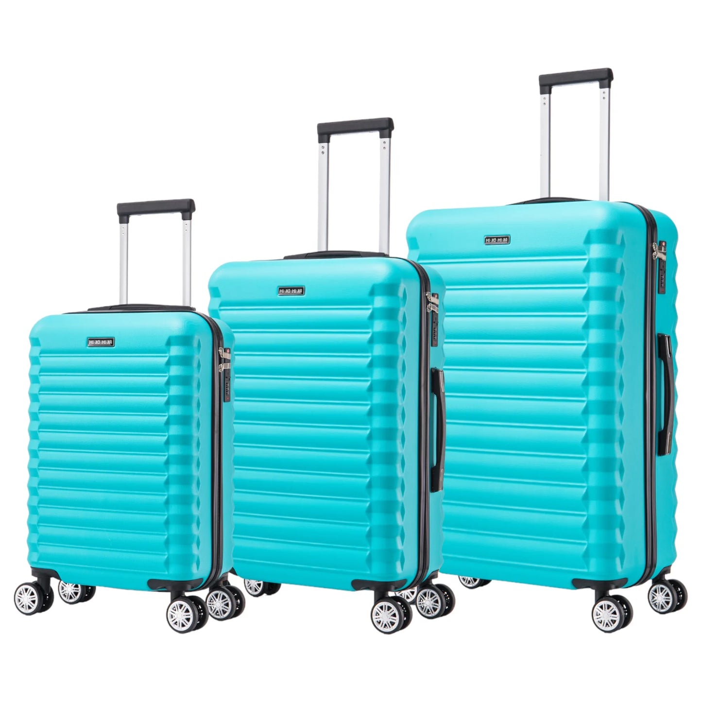 Set of elegant travel suitcases: lightweight abs housing, numeric lock, 4 360 swivel wheels ° , telescopic aluminum handle |   Suitcase set |    Cabin suitcase trolley set (66990 m013 8001 8002 8008 6020 d1)