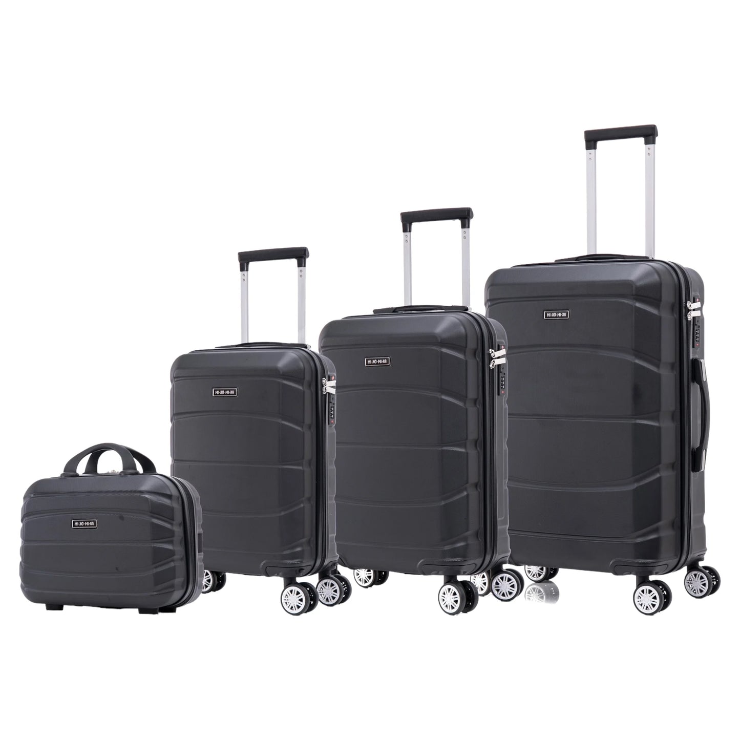 Set of elegant travel suitcases: lightweight abs housing, numeric lock, 4 360 swivel wheels ° , telescopic aluminum handle |   Suitcase set |    Cabin suitcase trolley set (66990 m013 8001 8002 8008 6020 d1)