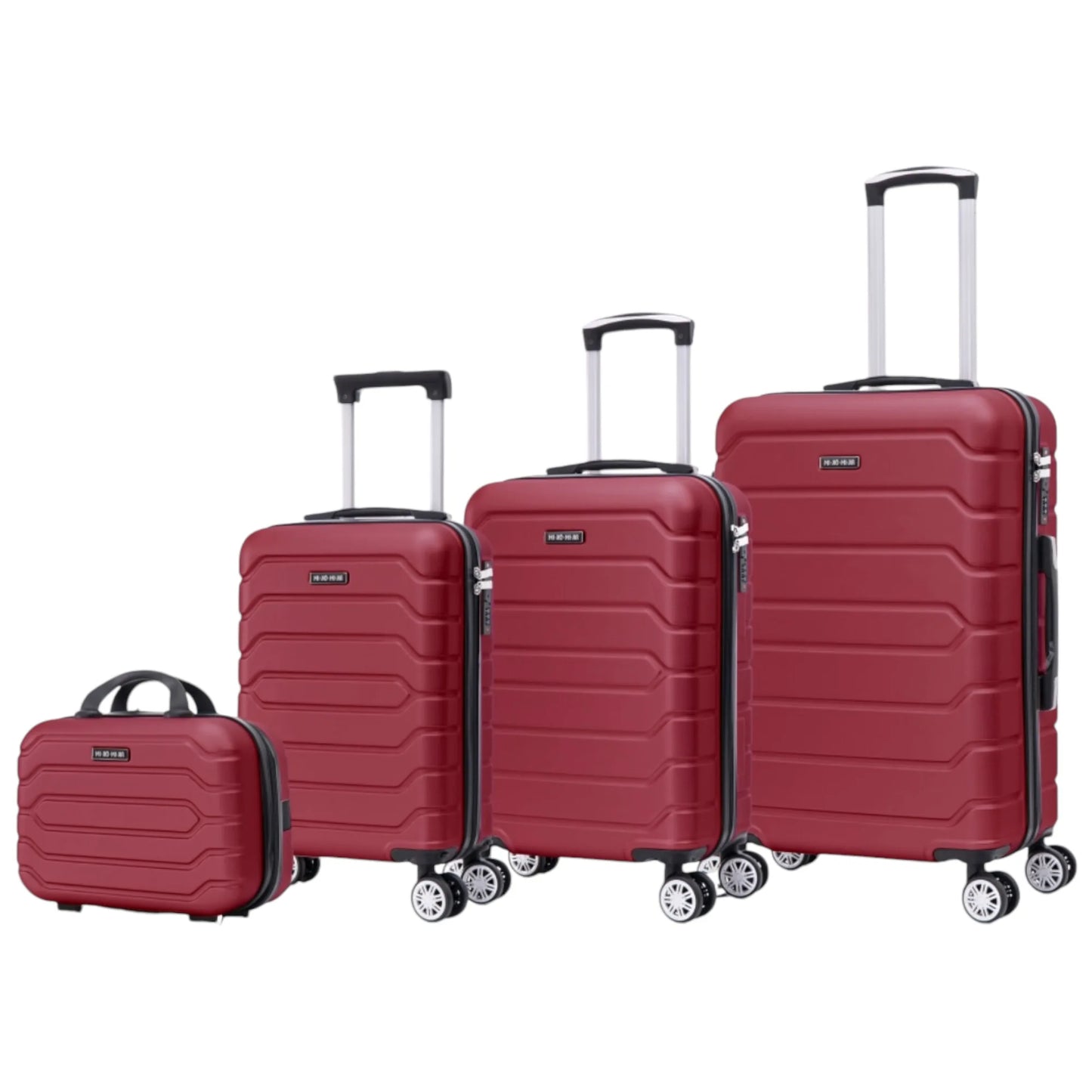 Set of elegant travel suitcases: lightweight abs housing, numeric lock, 4 360 swivel wheels ° , telescopic aluminum handle |   Suitcase set |    Cabin suitcase trolley set (66990 m013 8001 8002 8008 6020 d1)