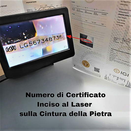 Diamanti Lab Grown Taglio Brillante con Certificato IGI