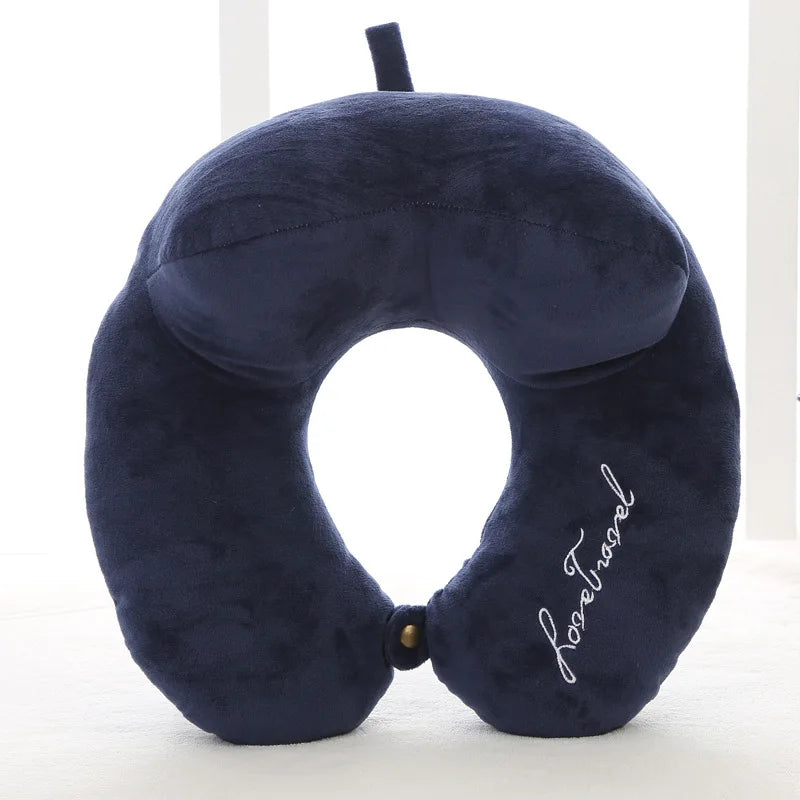 U Shaped Memory Foam Pad for Travel, Neck Pillow, Neck Pillow, Head Rest Support, Soft Cushion, Car Cushions