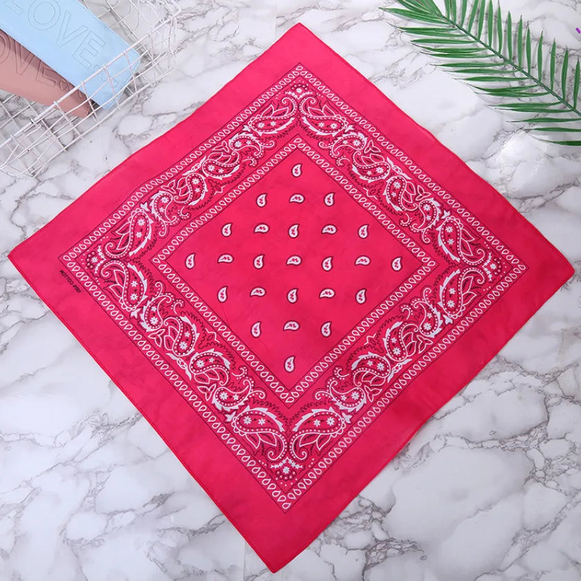 Bandana Stampa Paisley in Puro Cotone 100%