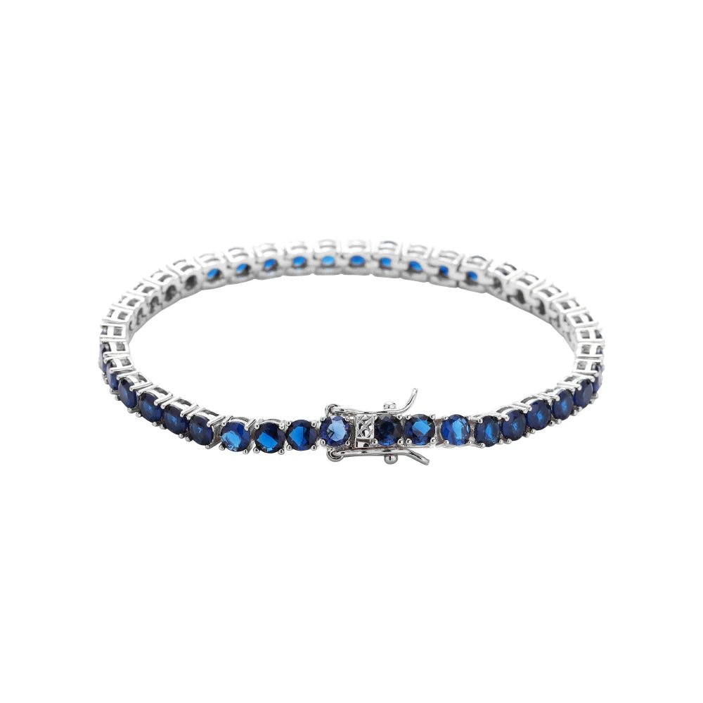 Bracciali Tennis con Zirconi Colorati di qualità AAA da 4 mm