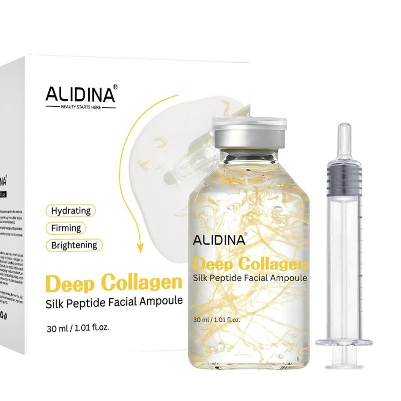 R Silk Peptide Intensive Lifting Ampoule Deep Collagen Silk Peptide Facial Ampoule Anti-aging Serum for Skin Tightening&Firming
