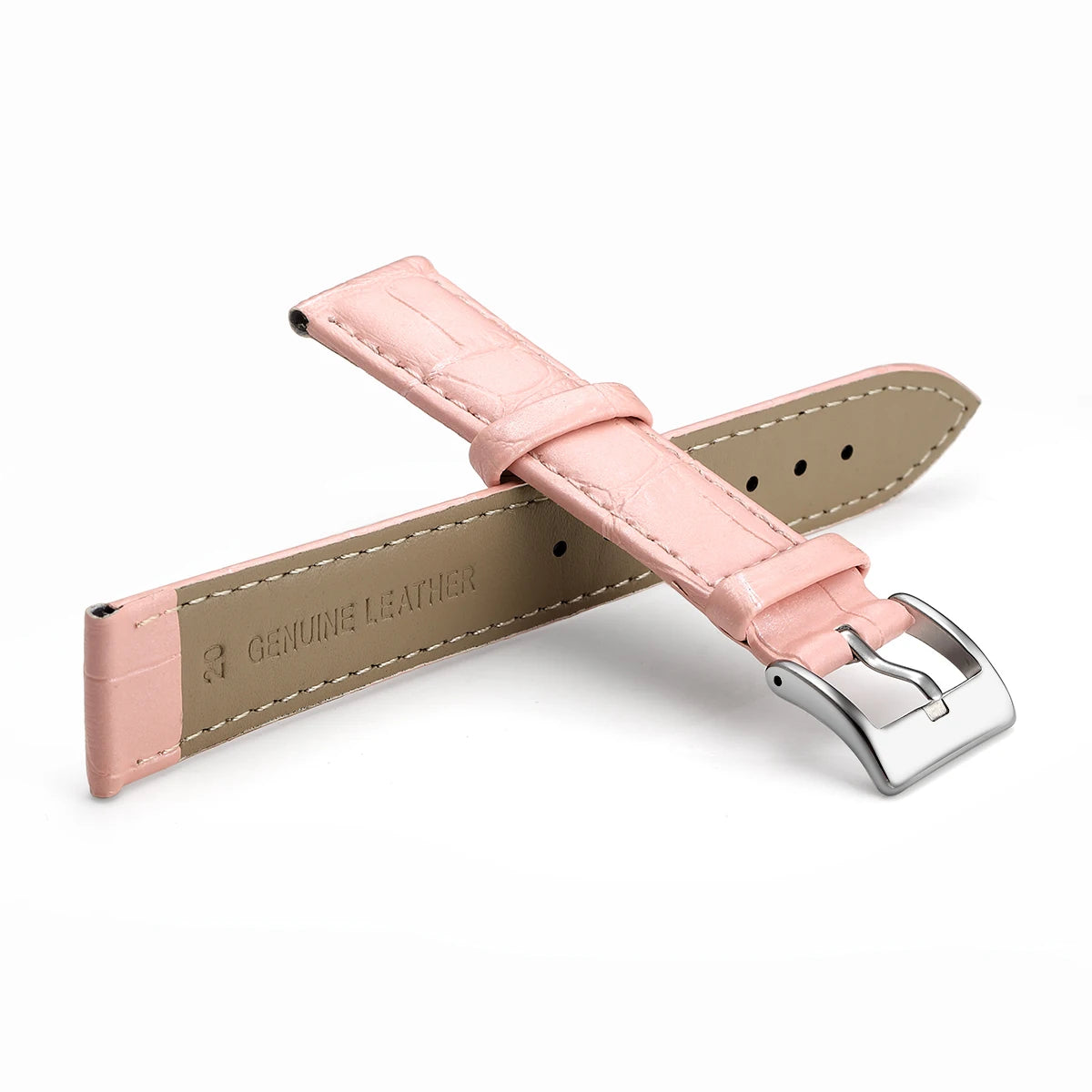 Cinturini per Orologio in Fiore di Pelle di Vitellino con Accessori