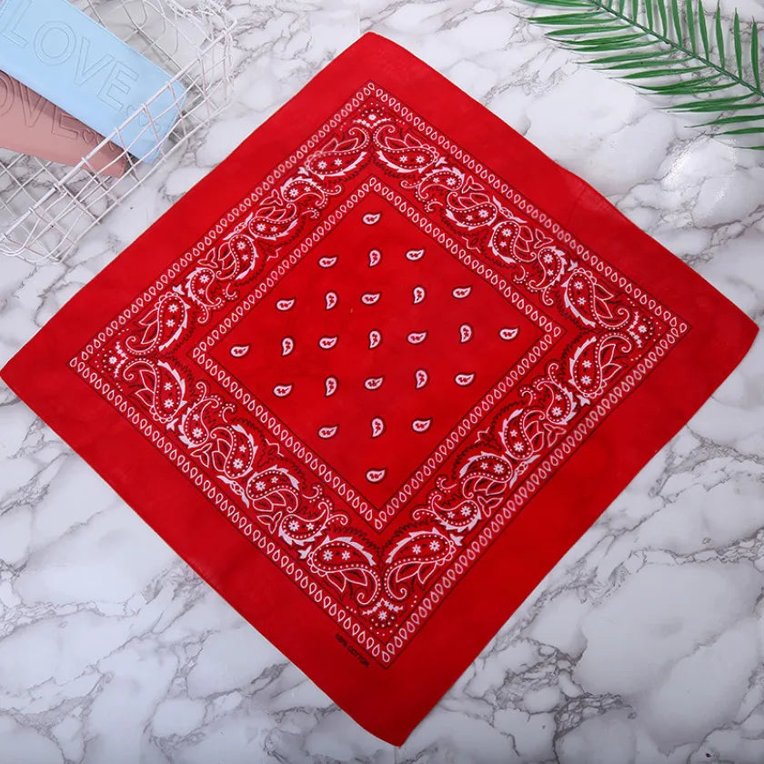 Bandana Stampa Paisley in Puro Cotone 100%
