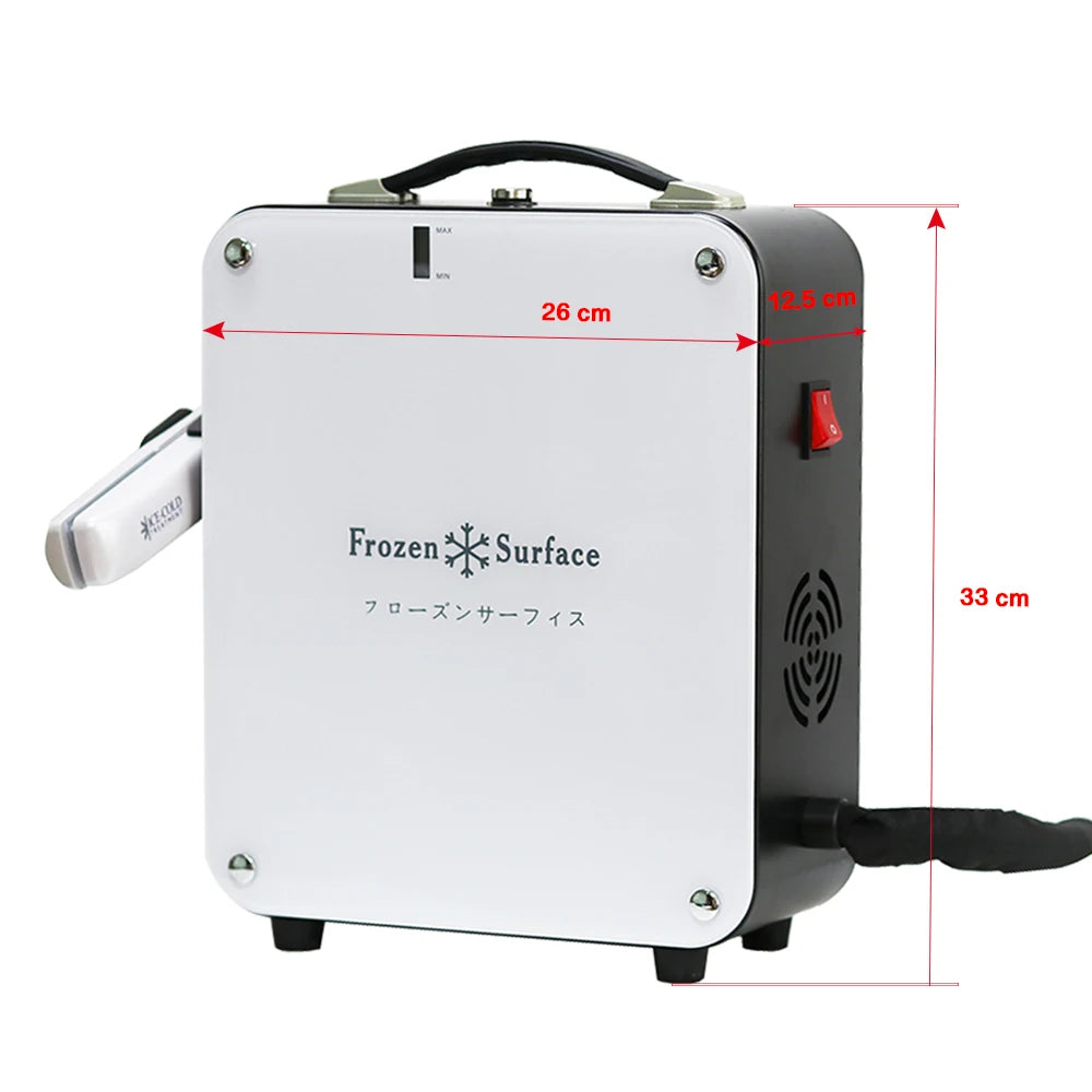 Ice cold cryotherapy flat clip hair care machine repair damaged hair keratin therapy hair cold therapy device 2025