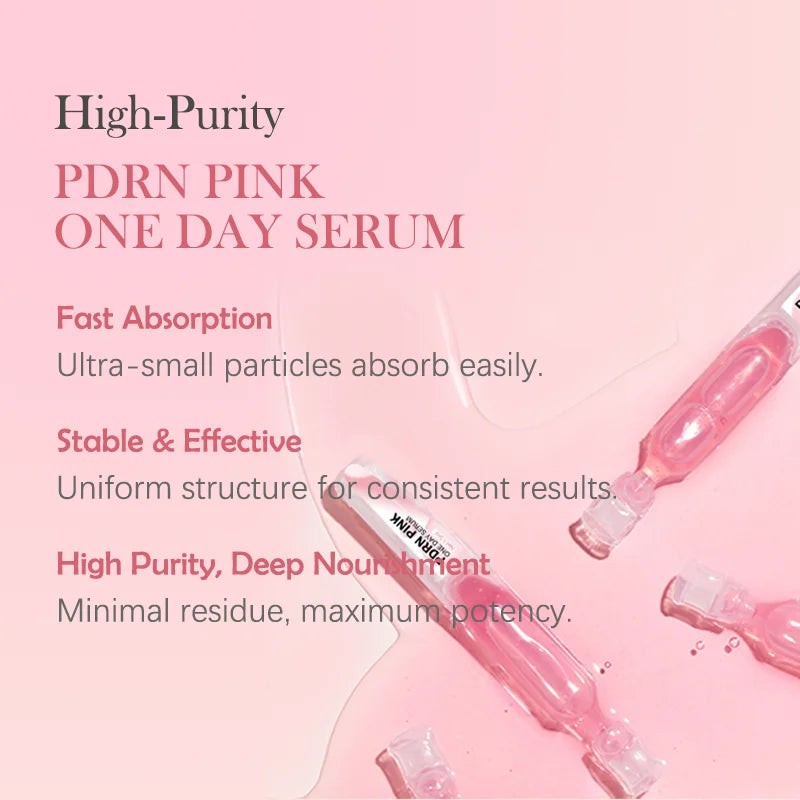 B Hot PNRN Salmon DNA Serum Pdrn Pink Petide Serum Spray Mist Pdrn Collagen Mask One Day Serum Firming Restore Skin Vitality