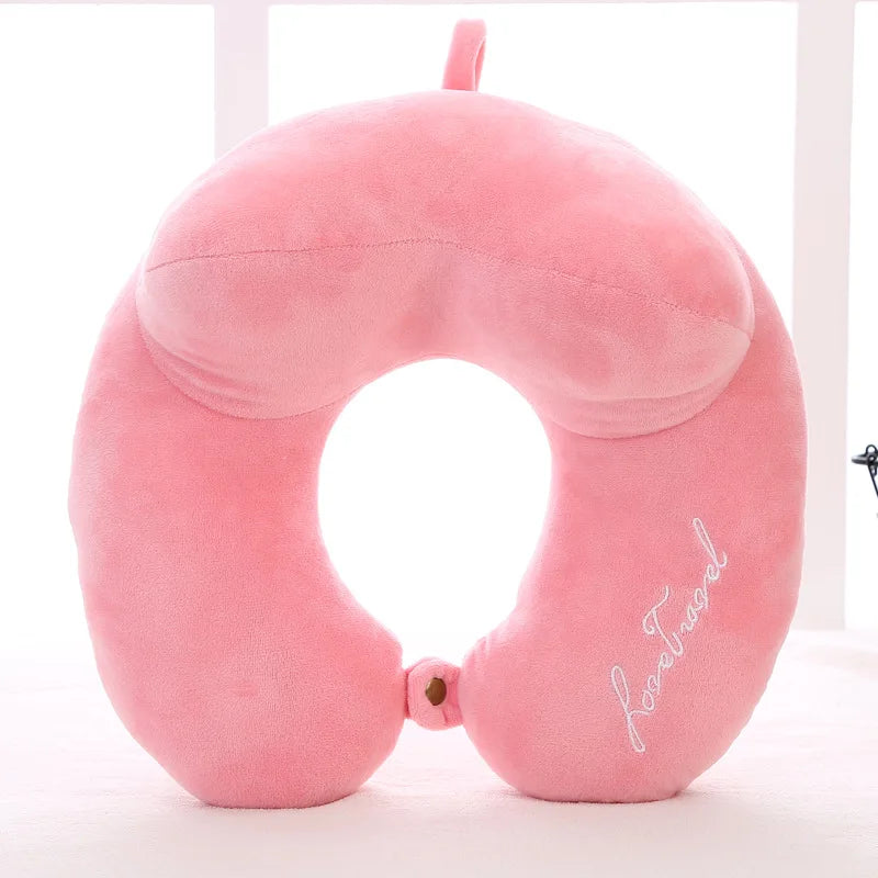 U Shaped Memory Foam Pad for Travel, Neck Pillow, Neck Pillow, Head Rest Support, Soft Cushion, Car Cushions