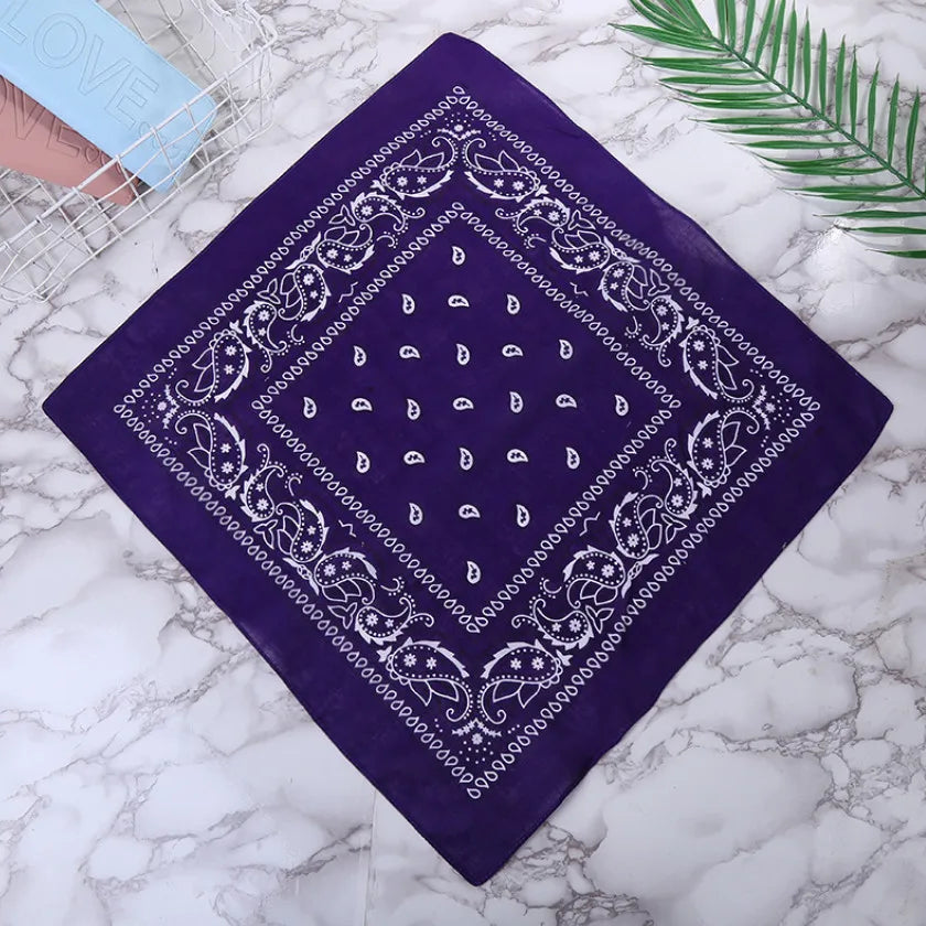 Bandana Stampa Paisley in Puro Cotone 100%