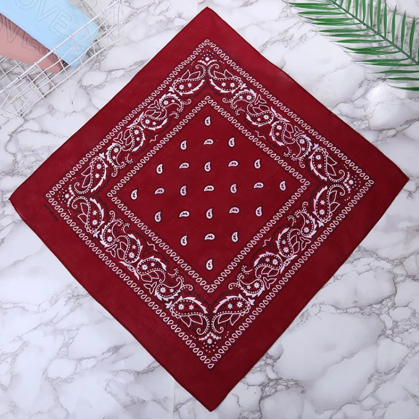 Bandana Stampa Paisley in Puro Cotone 100%
