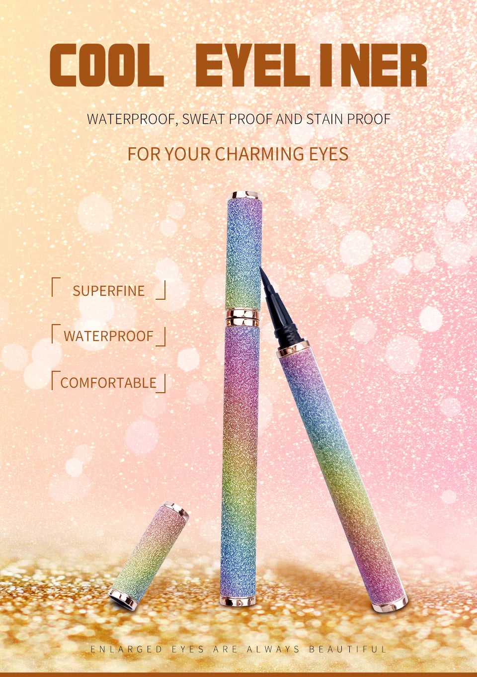RED SIREN Lash Glue Pen Wholesale Black Liquid Eyeliner Glue Pen  Magnetic Eyeliner Private Label Cosmetics Eye Liner