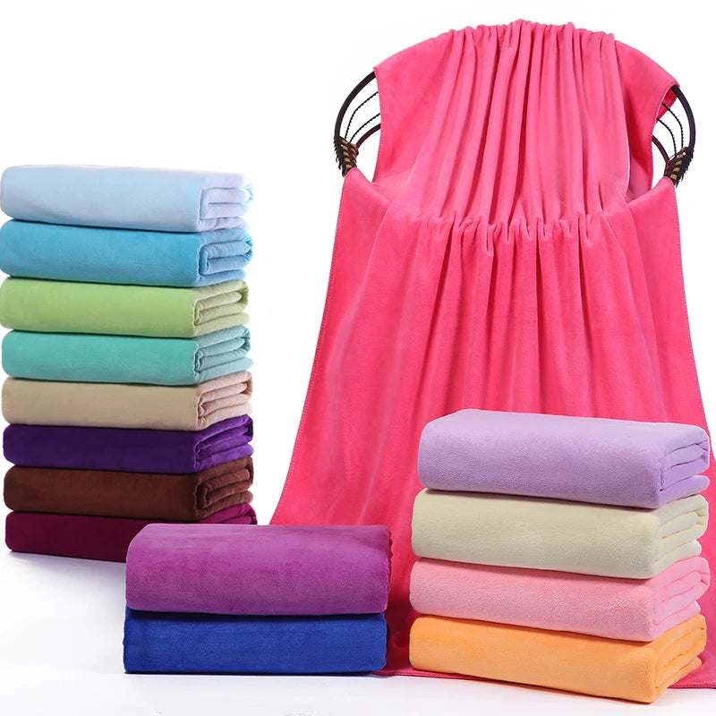 Super thick150x200cm towel luxury super absorbent and quick-drying super large bath towel-super soft hotel bath towel to