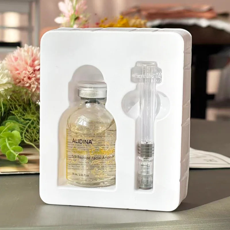 R Silk Peptide Intensive Lifting Ampoule Deep Collagen Silk Peptide Facial Ampoule Anti-aging Serum for Skin Tightening&Firming