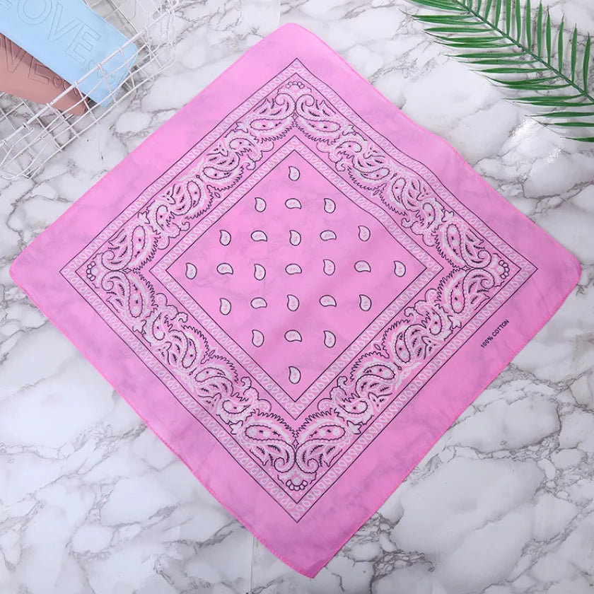 Bandana Stampa Paisley in Puro Cotone 100%