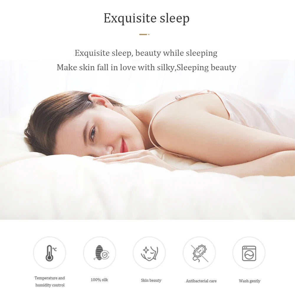 Lanlika White 100% Silk Bedding Set Double Queen King Duvet Cover Fitted Sheet Or Flat Sheet Bed Linen Pillowcase 4PCS