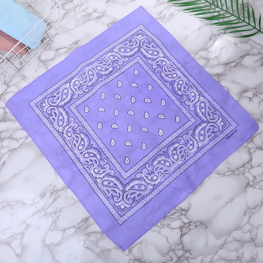 Bandana Stampa Paisley in Puro Cotone 100%