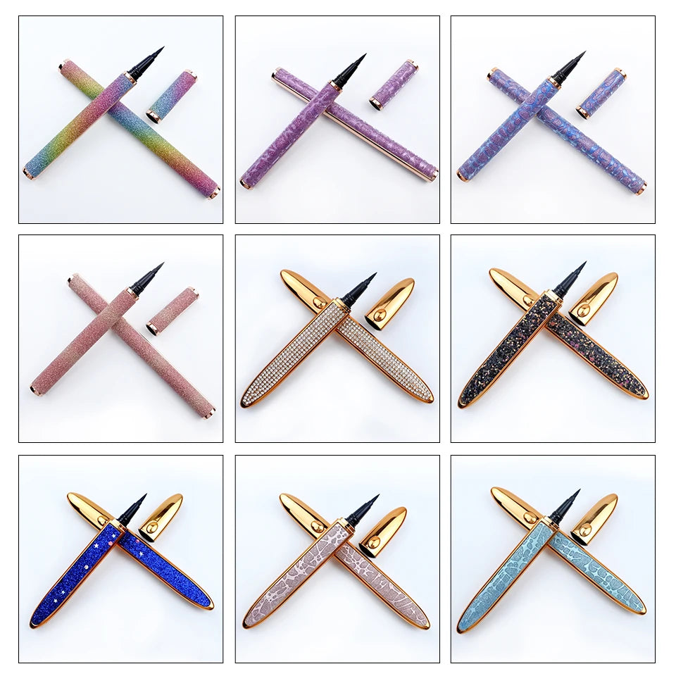 RED SIREN Lash Glue Pen Wholesale Black Liquid Eyeliner Glue Pen  Magnetic Eyeliner Private Label Cosmetics Eye Liner