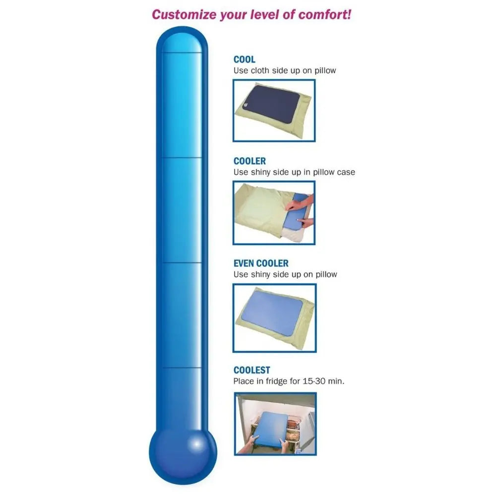Summer Cooling Ice Pillow Cooling Insert Pad Mat Sleeping Therapy Relax Muscle Therapy Chillow Ice Pillow