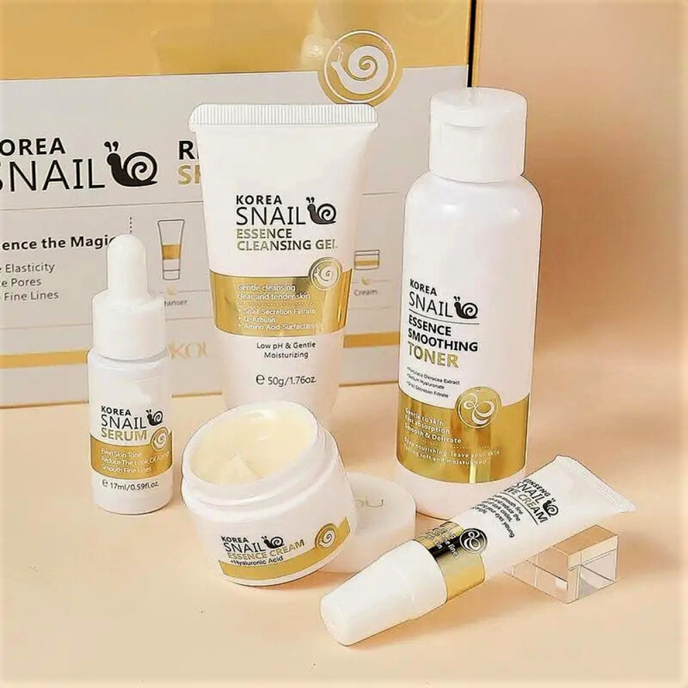 Kit skincare con attivi Coreani – 5 step rigeneranti per la pelle