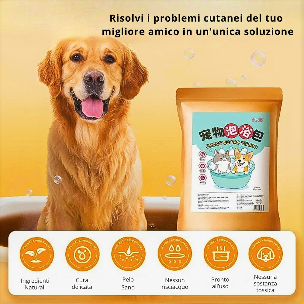 Composto Fitoterapico per la Pulizia e la Salute di Cani e Gatti